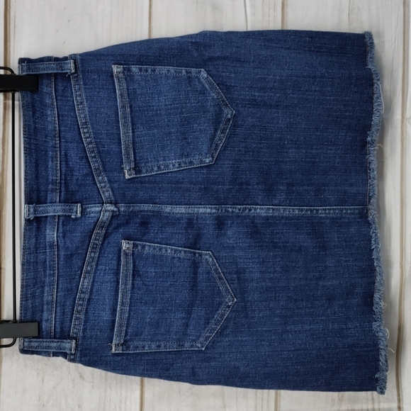 ARIZONA Jean Co Patch Work Denim Mini Skirt Size 3 - Picture 7 of 9